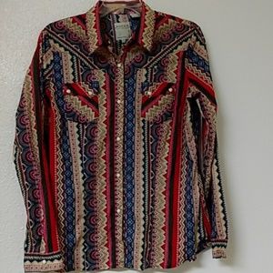 Roper Multicolor Button Down Shirt